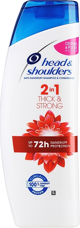 2in1Anti-Schuppen Shampoo und Conditioner "Thick & Strong" - Head & Shoulders Thick & Strong