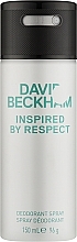 Düfte, Parfümerie und Kosmetik David Beckham Inspired by Respect - Deospray