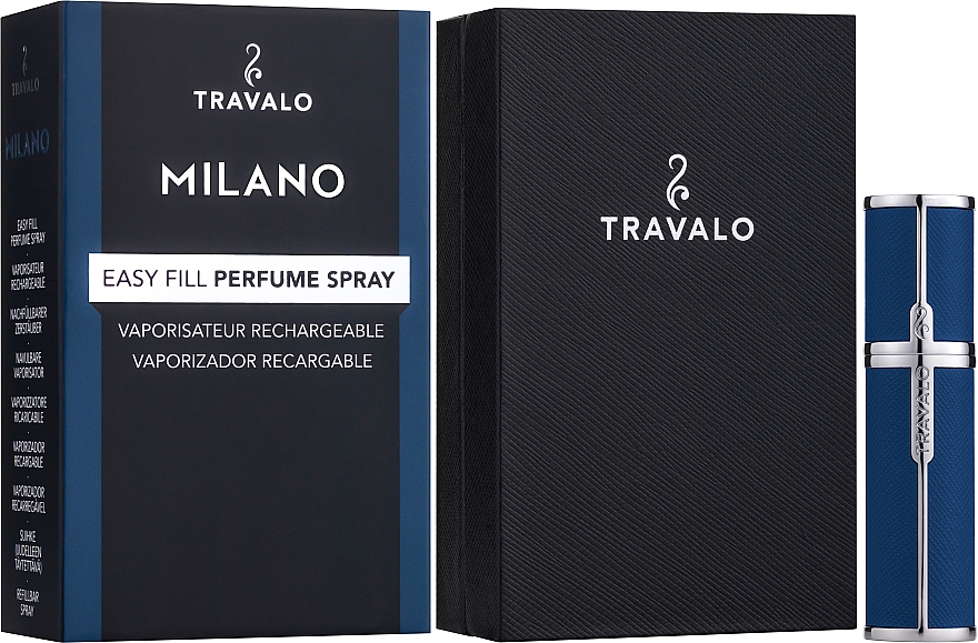 Nachfüllbarer Parfümzerstäuber blau - Travalo Milano Blue — Bild N2