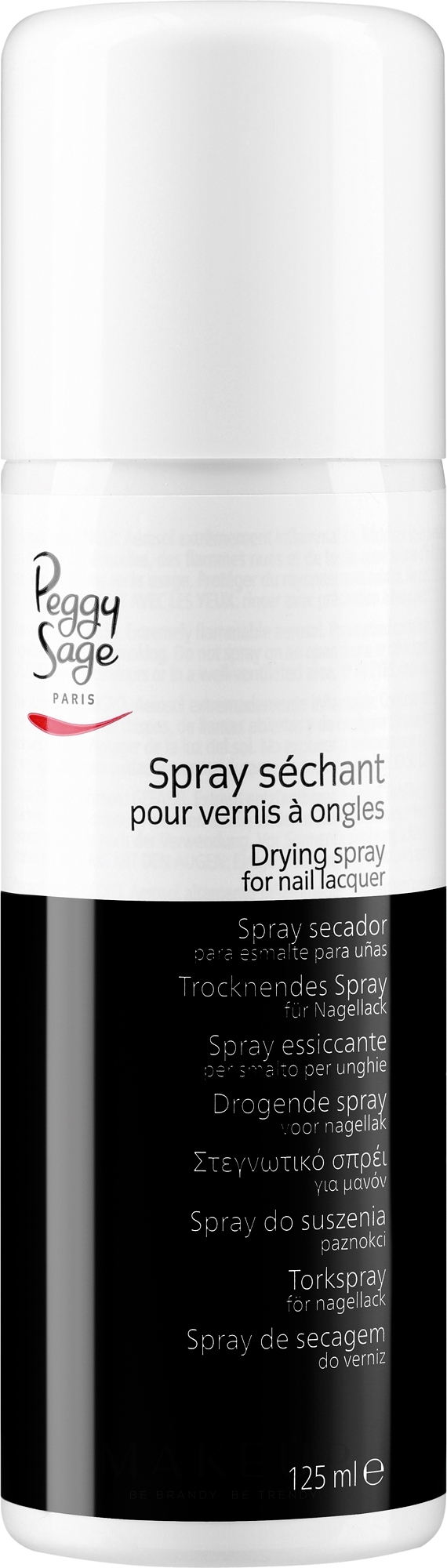 Trocknendes Spray für Nagellack - Peggy Sage Drying Spray — Bild 125 ml