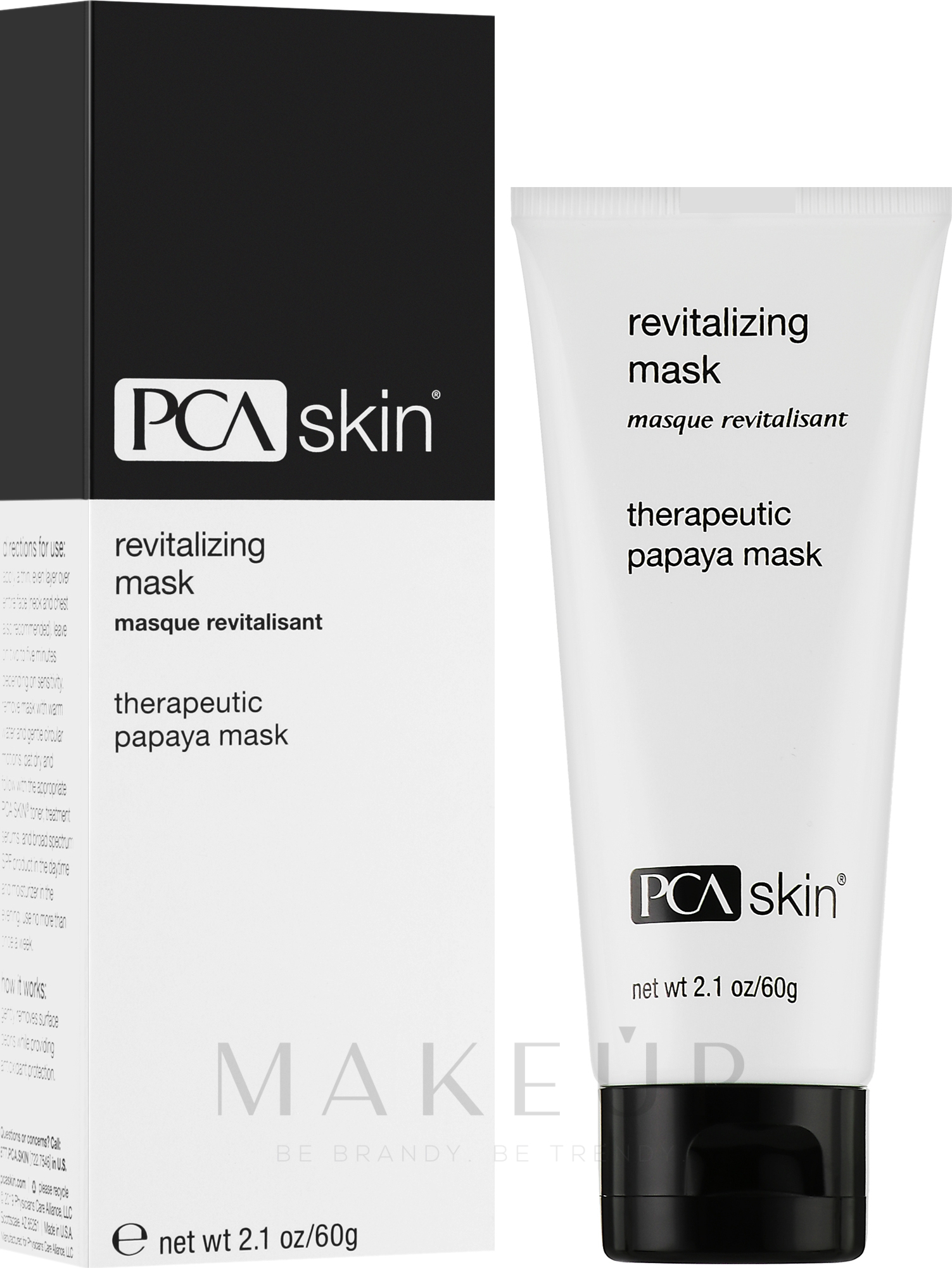 Revitalisierende Gesichtsmaske mit Antioxidantien, Vitamin E, Honig und Papaya-Enzymen - PCA Skin Revitalizing Mask — Bild 60 g