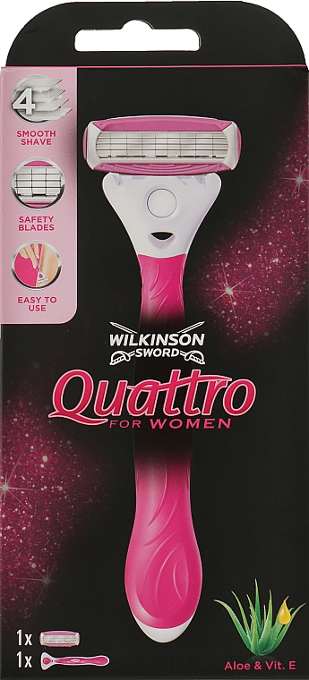 Einwegrasierer 1 St. - Wilkinson Sword Quattro for Women Gift Box — Bild N1