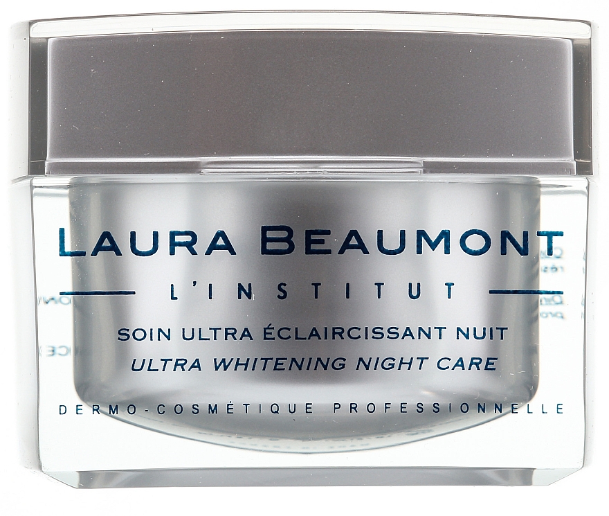 Intensiv aufhellende und feuchtigkeitsspendende Nachtcreme - Laura Beaumont Ultra Whitening Night Care  — Bild N2
