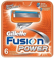 Düfte, Parfümerie und Kosmetik Ersatz-Rasierkassetten 6 St. - Gillette Fusion Power