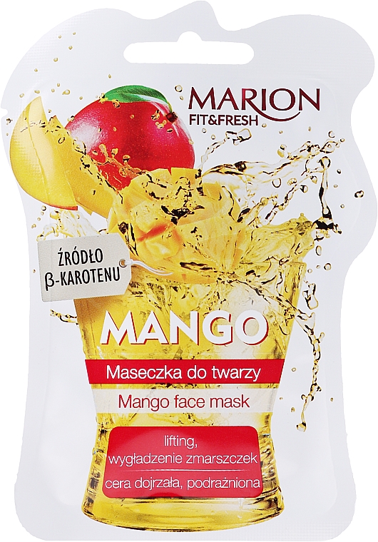 Liftingmaske für das Gesicht mit Mango - Marion Fit & Fresh Mango Face Mask