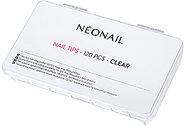 Transparente Nageltips mit langer Klebefläche 120 St. - NeoNail Professional Nail Tips Clear — Bild N1