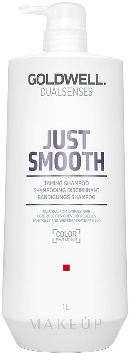Bändigendes Shampoo für widerspenstiges Haar - Goldwell Dualsenses Just Smooth Taming Shampoo — Bild 1000 ml