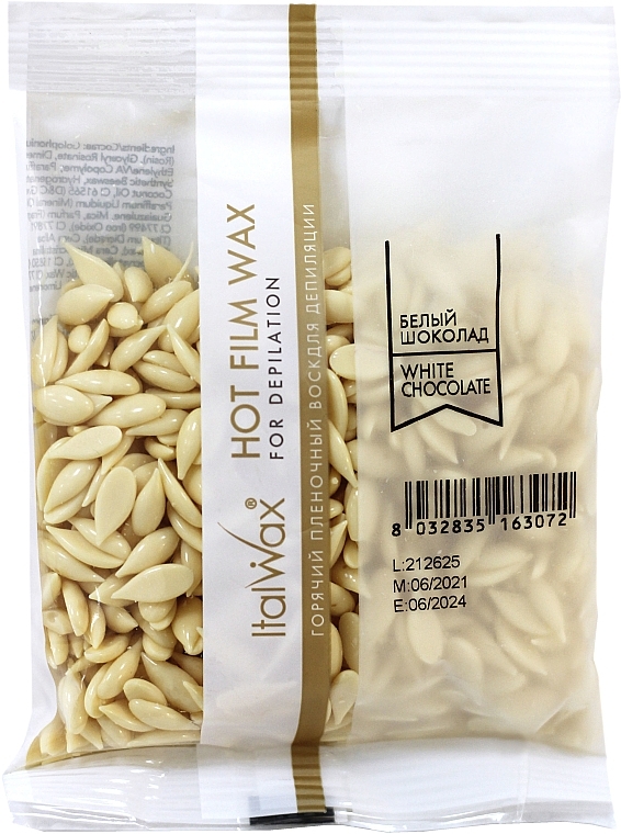 Heißwachs -Granulat weiße Schokolade - ItalWax White Chocolate Wax — Bild N2