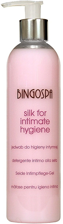 Gel für die Intimhygiene mit Seidenproteine - BingoSpa Gel For Intimate Hygiene With Silk Proteins — Foto N1