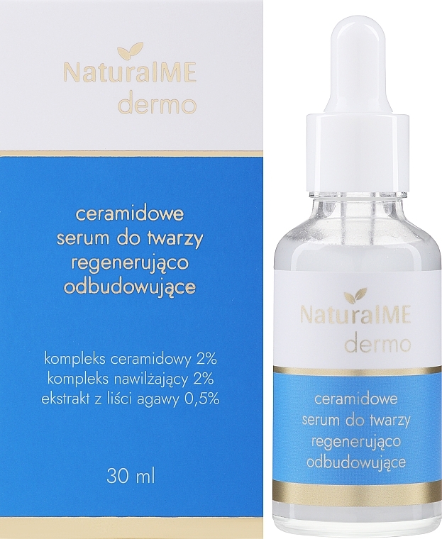 Regenerierendes und revitalisierendes Gesichtsserum mit Ceramiden - NaturalME Dermo — Bild N2