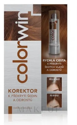 Farbkorrektor für den Haaransatz - Colorwin Root Touch-up Stick  — Bild Light Brown