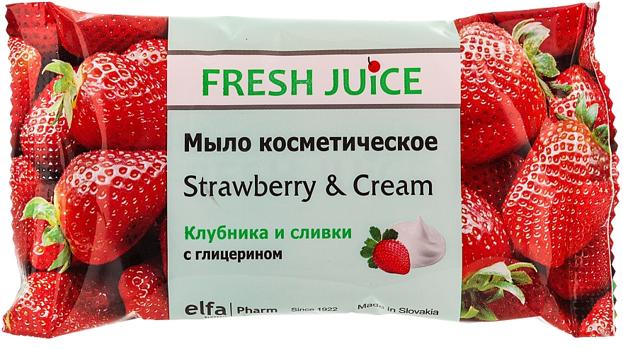 Seife Erdbeere und Sahne - Fresh Juice Strawberry & Cream