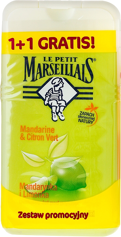 Duschgel Mandarine & Limette Duo-Pack - Le Petit Marseillais (2x250ml)