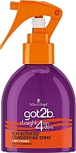 Düfte, Parfümerie und Kosmetik Glättendes Haarspray mit Hitzeschutz - Schwarzkopf Got2b Heat Activated Straightening Spray