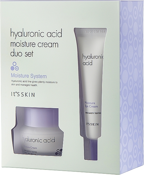 Gesichtspflegeset - It's Skin Hyaluronic Acid (Gesichtscreme 50ml + Augencreme 15ml) — Bild N1