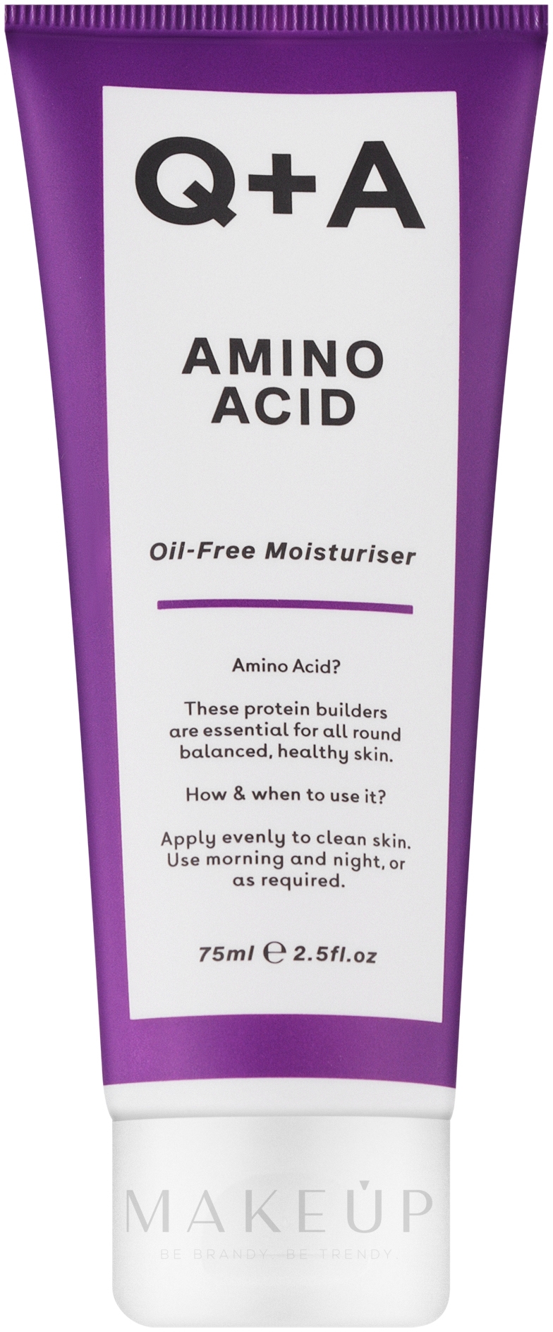 Feuchtigkeitscreme mit Aminosäuren - Q+A Amino Acid Oil Free Moistuiriser — Bild 75 ml