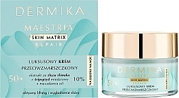 Luxuriöse Anti-Falten-Creme für Tag und Nacht für reife Haut 50+ - Dermika Maestria Skin Matrix — Bild N2