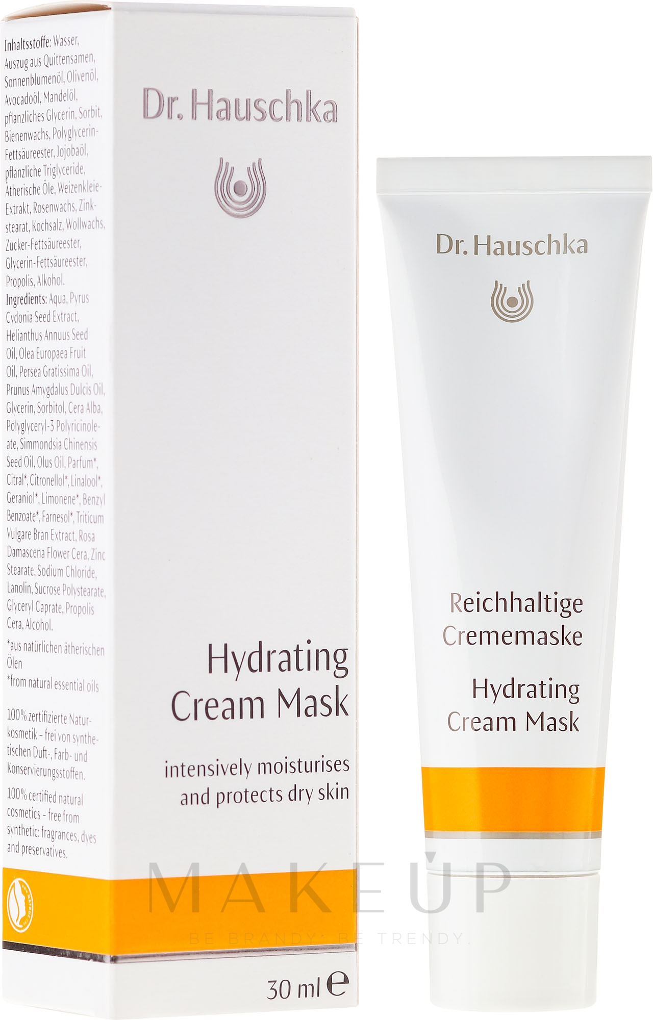 Feuchtigkeitsspendende Crememaske für das Gesicht - Dr. Hauschka Hydrating Cream Mask — Bild 30 ml