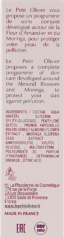 Reinigendes und beruhigendes Gesichtsspray mit Mandelblüte - Le Petit Olivier Anti-Pollution Face Mist Almond Blossom — Bild N3