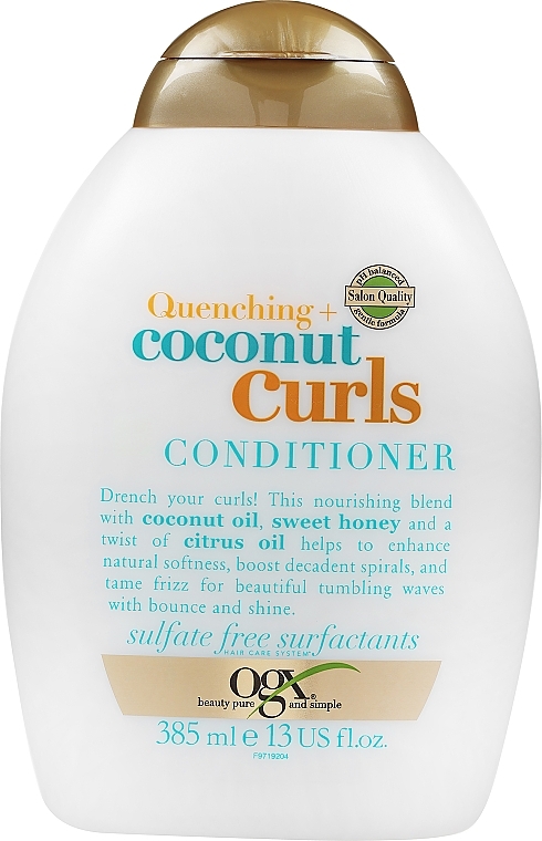 Haarspülung für lockiges Haar mit Kokosöl und Honig - OGX Coconut Curls Conditioner — Bild N1