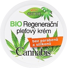 Regenerierende Gesichtscreme - Bione Cosmetics Cannabis Regenerative Cream (Reisegröße) — Bild N1