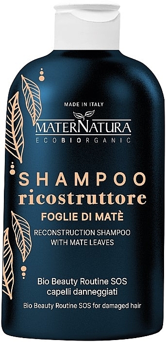 Revitalisierendes Shampoo mit Mateblättern - MaterNatura Recontruccturing Shampoo with Mate Leaves — Bild N1