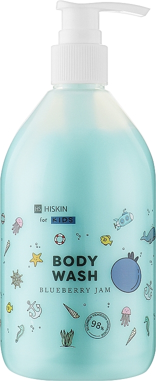 Baby-Duschgel Blaubeermarmelade - HiSkin Kids Body Wash Blueberry Jam — Bild N1