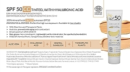 Sonnenschutz CC-Creme SPF50 - Dhyvana Botanicals & Hyaluronic Acid CC-Cream — Bild N4