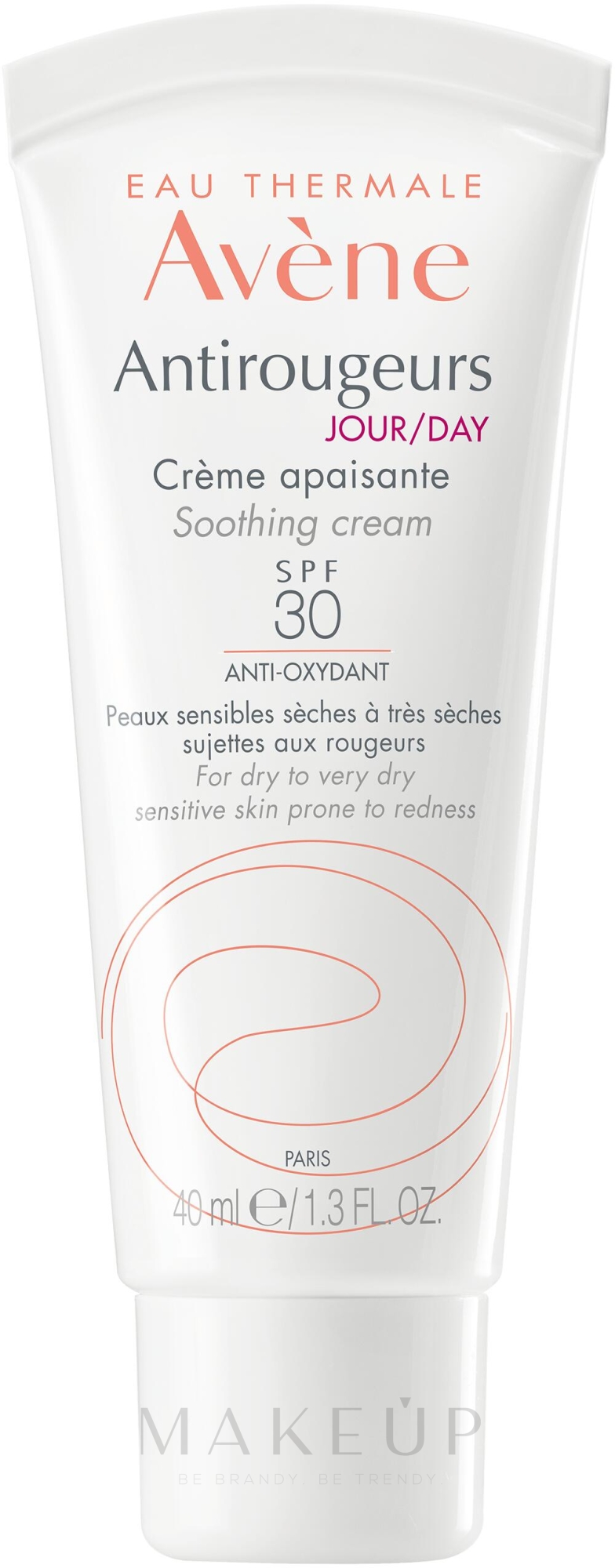 Beruhigende Anti-Rötungen Tagescreme für das Gesicht SPF 30 - Avene Antirougeurs Jour Day Cream Spf 30 — Foto 40 ml