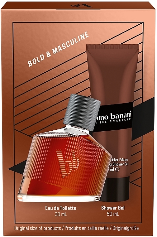 Bruno Banani Magnetic Man - Duftset (Eau de Toilette 30ml + Duschgel 50ml) — Bild N1