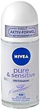 Roll-on Deodorant und Antitranspirant - NIVEA Pure And Sensitive Anti-Transpirant — Bild N1