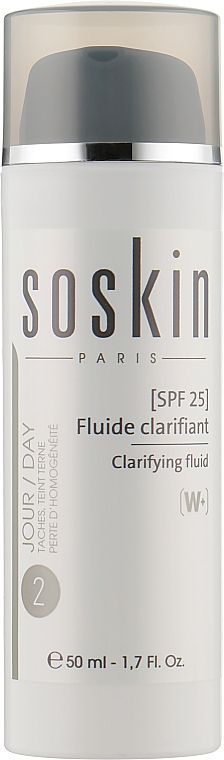 Aufhellendes Gesichtsfluid SPF 25 - Soskin Clarifying Fluid SPF 25 — Bild N1