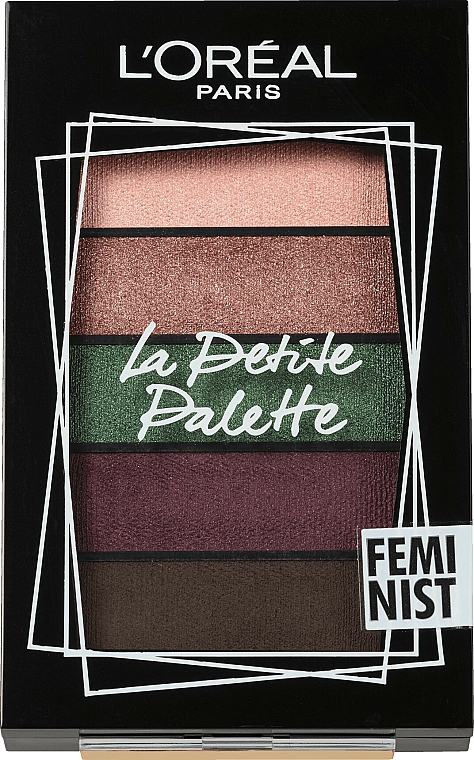 Lidschattenpalette - L'Oreal Paris La Petite Palette Feminist Eyeshadow