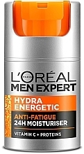 Düfte, Parfümerie und Kosmetik Feuchtigkeitsspendende Gesichts- und Halslotion für Männer - L'Oreal Paris Men Expert Hydra Energetic Daily Anti-Fatigue Moisturising