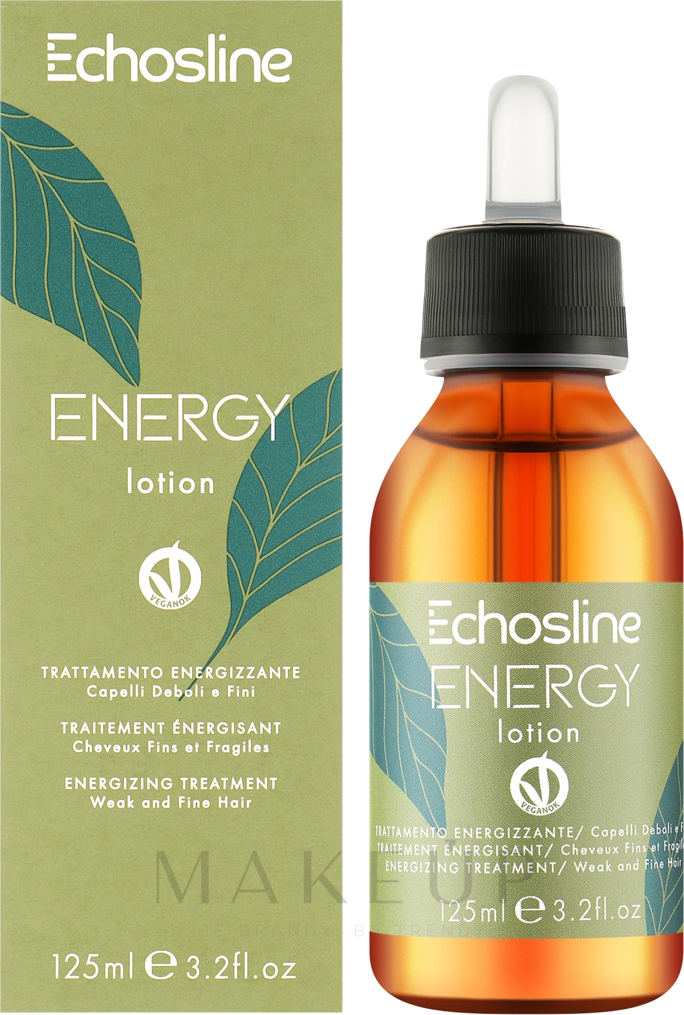 Energiespendende Lotion für dünnes und schwaches Haar - Echosline Energy Lotion — Bild 125 ml