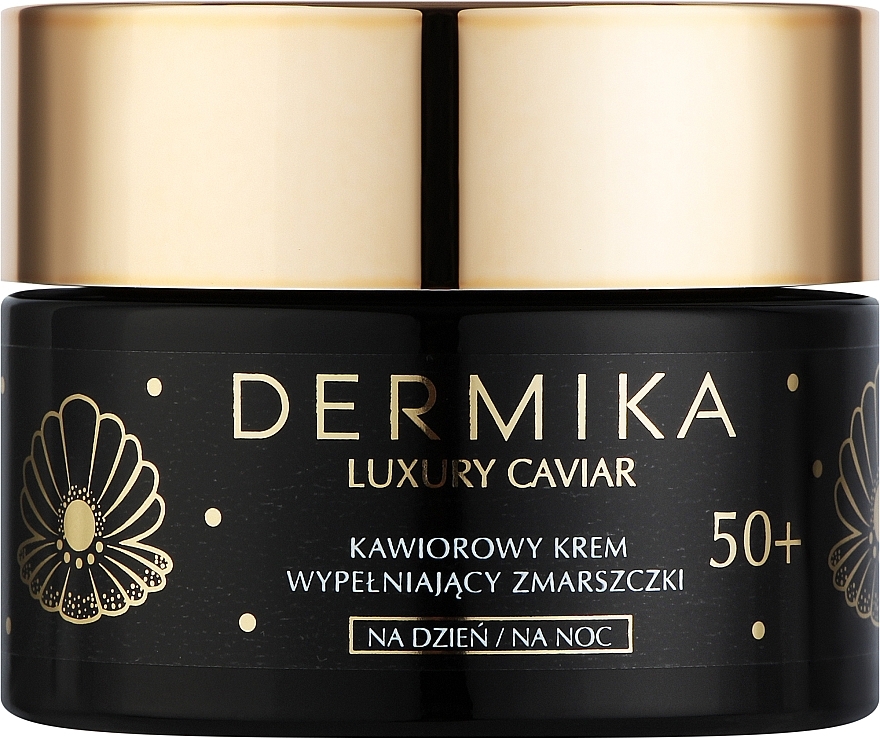 Anti-Falten Gesichtscreme mit Kaviar 50+ - Dermika Luxury Caviar Cream Filling Wrinkles 50+ — Bild N1