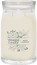 Duftkerze im Glas weiße Gardenie mit 2 Dochten - Yankee Candle White Gardenia  — Bild N1