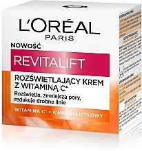 Aufhellende Creme mit Vitamin C  - L'Oreal Paris Revitalift Vitamin C Brightening Cream  — Bild N4