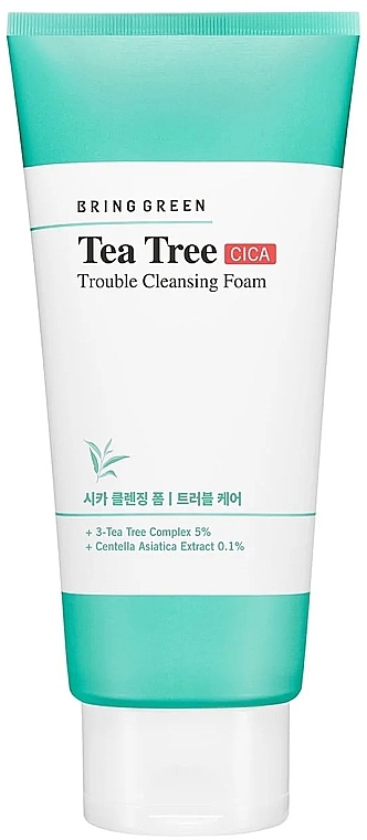 Reinigungsschaum mit Teebaum und Centella Asiatica - Bring Green Tea Tree Trouble Cleansing Foam — Bild N1