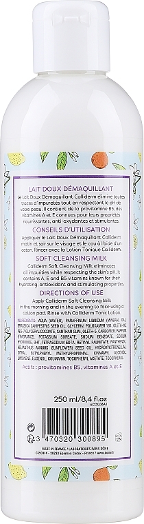 Gesichtsreinigungsmilch mit Vitaminen - Calliderm Soft Cleasing Milk with Vitamins — Bild N2
