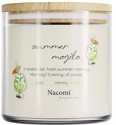 Duftende Sojakerze Summer Mojito - Nacomi Fragrances — Bild N1