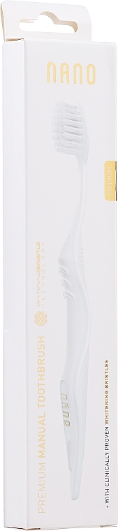 Zahnbürste mit speziellen Whitening Borsten Nano mittel - WhiteWash Laboratories Nano Whitening Toothbrush — Bild N1