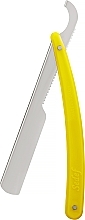 Düfte, Parfümerie und Kosmetik Rasiermesser mit Kunststoffgriff gelb - Sedef Plastic Handle Straight Razor