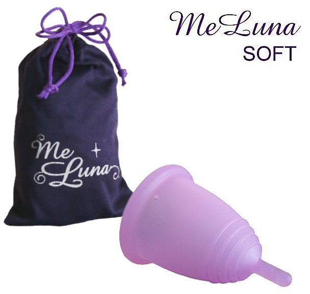 Menstruationstasse Größe S rosa - MeLuna Soft Shorty Menstrual Cup — Bild N1