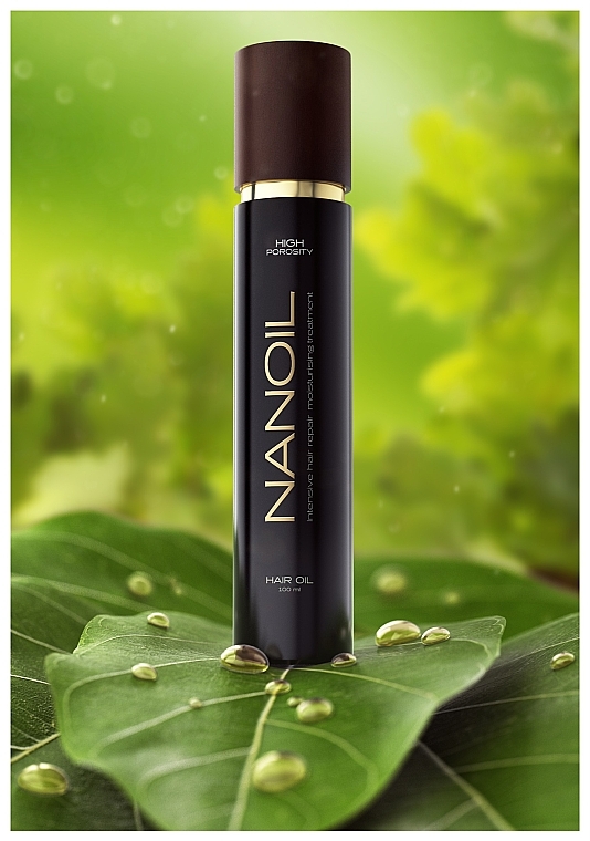 Öl für Haare mit hoher Porösität - Nanoil Hair Oil High Porosity — Bild N3