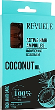 Düfte, Parfümerie und Kosmetik Aktive Haarampullen mit Kokosöl - Revuele Coconut Oil Active Hair Ampoules