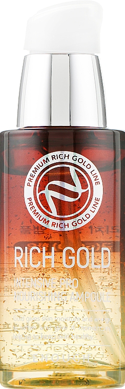 Revitalisierendes Serum mit goldenen Inhaltsstoffen - Enough Rich Gold Intensive Pro Nourishing Ampoule — Bild N2