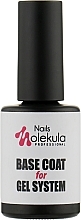 Düfte, Parfümerie und Kosmetik Nagelunterlack - Nails Molekula Base Coat For Gel System