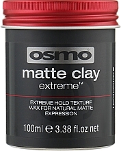 Intensiv mattierendes langanhaltendes Haarwachs mit natürlichem Finish Extrem starker Halt - Osmo Matte Clay Extreme — Foto N2