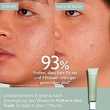 Mattierende Gesichtsflüssigkeit - Caudalie Vinopure Skin Perfecting Mattifying Fluid — Bild N10